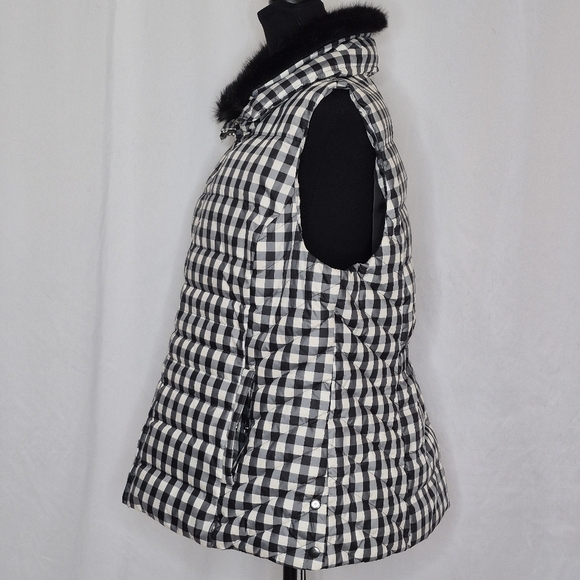 Talbots Gingham Down Puffer Vest - Size 2X - Picture 6 of 16